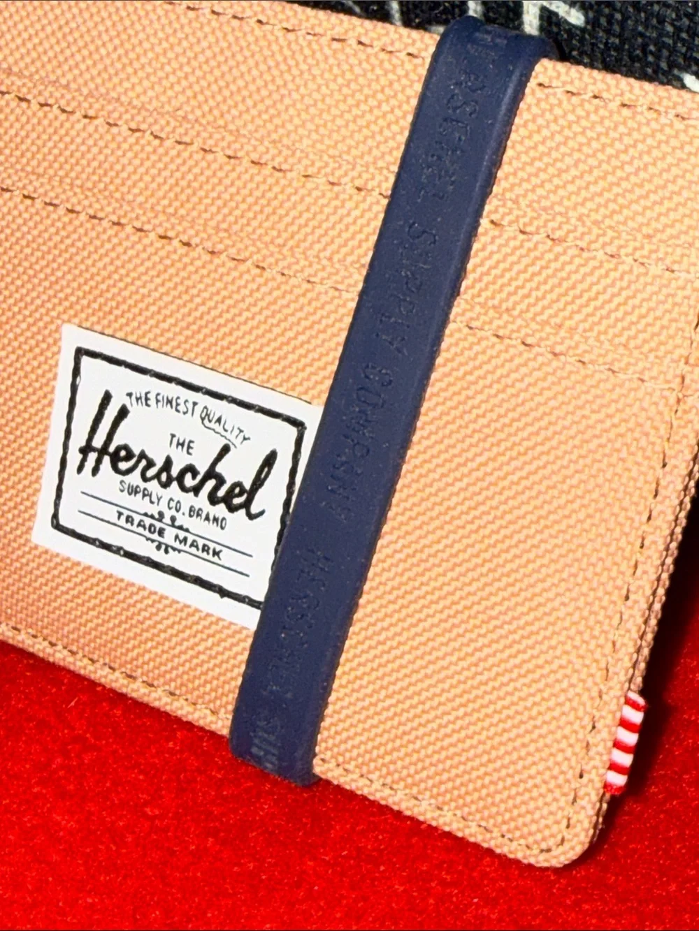 Herschel Supply Company Charlie Peach Card & Holder Wallet